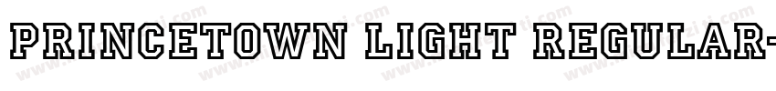 Princetown Light Regular字体转换
